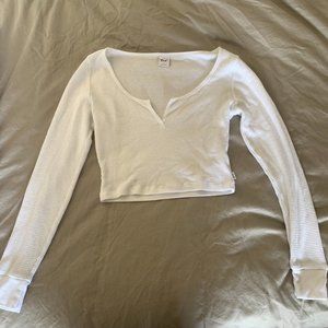 WHITE TNA ARITZIA TOP